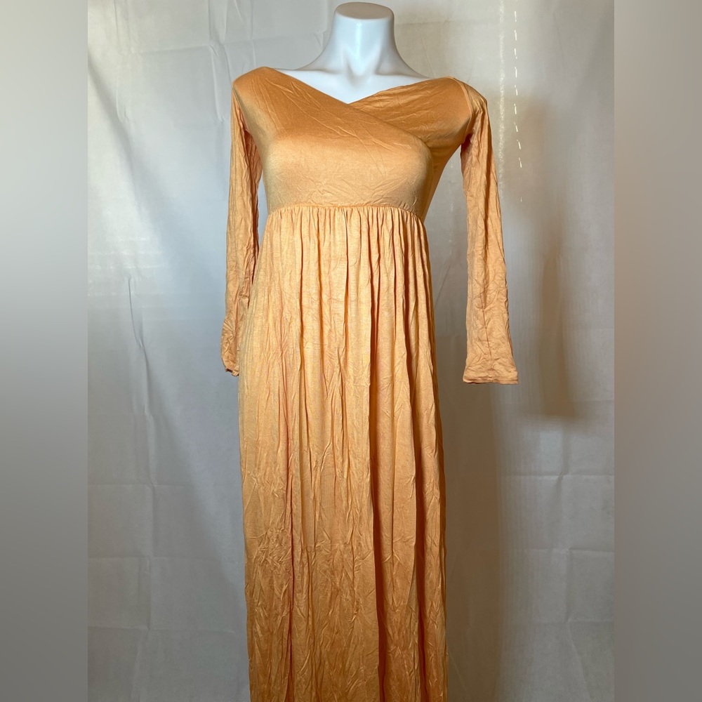 Cosyou Maternity long Dress Photoshoot  Size S Yellow